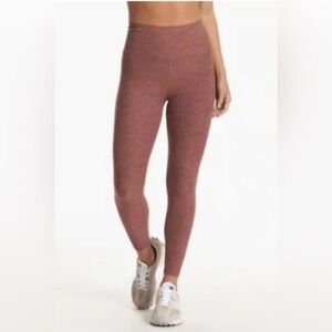 Vuori Clean Elevation DreamKnit Leggings – Hazelnut Heather – Excellent